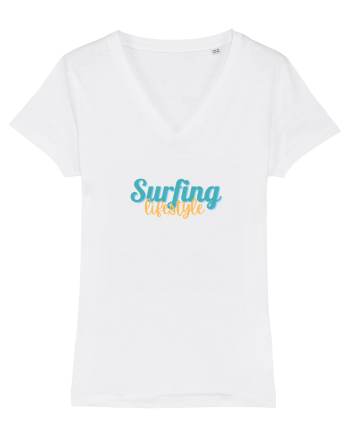 Surfing lifestyle White