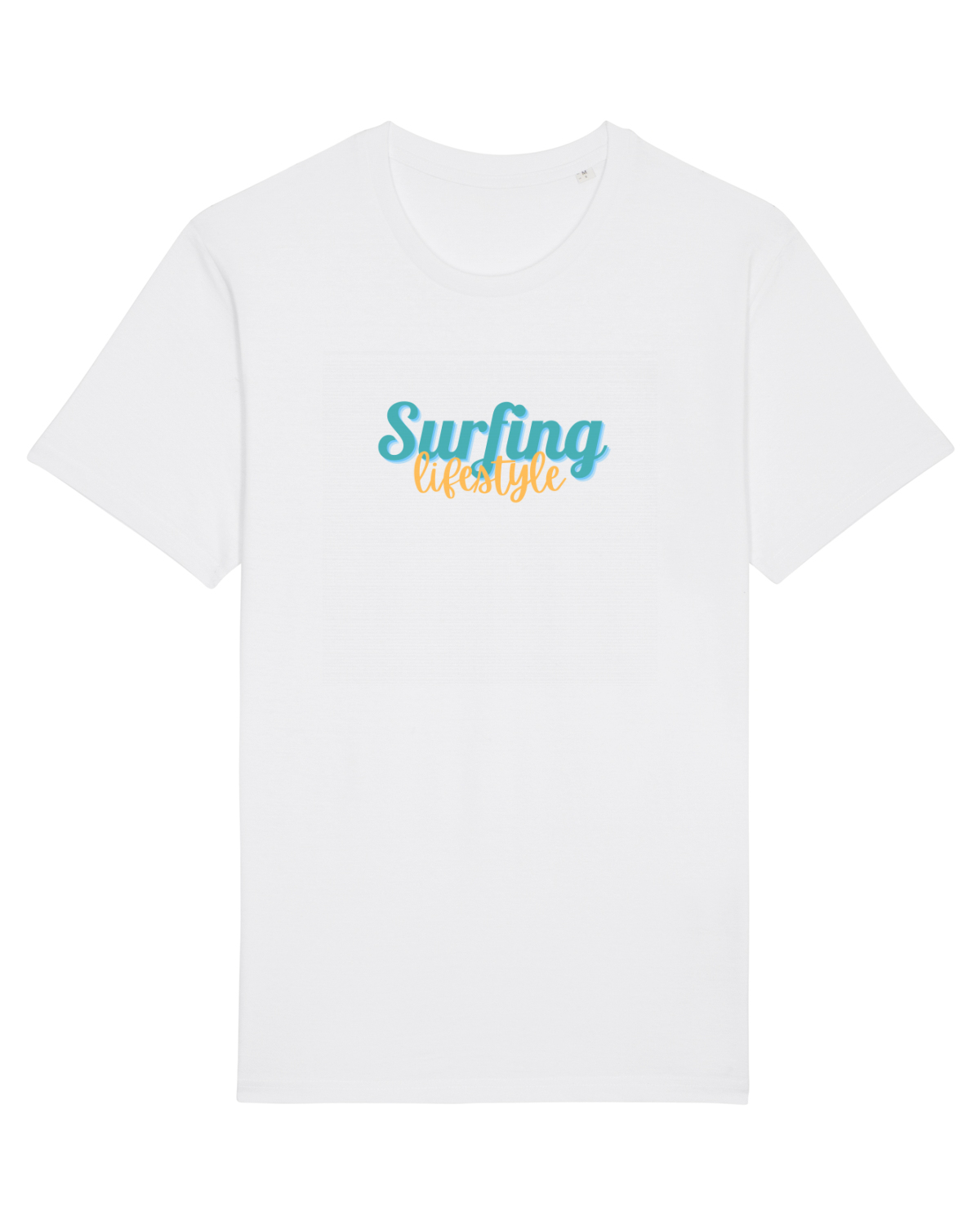 Tricou mânecă scurtă Unisex Rocker White
