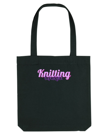 Knitting lifestyle Black