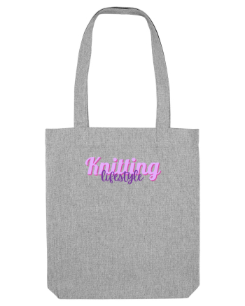 Knitting lifestyle Heather Grey