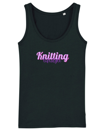 Knitting lifestyle Black