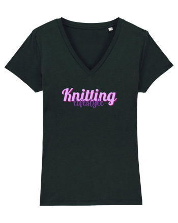 Knitting lifestyle Black