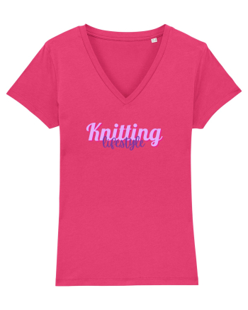 Knitting lifestyle Raspberry