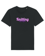 Knitting lifestyle Tricou mânecă scurtă Unisex Rocker