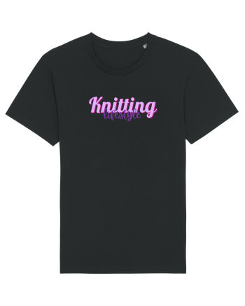 Knitting lifestyle Black