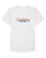 Cooking lifestyle Tricou mânecă scurtă guler larg Bărbat Skater