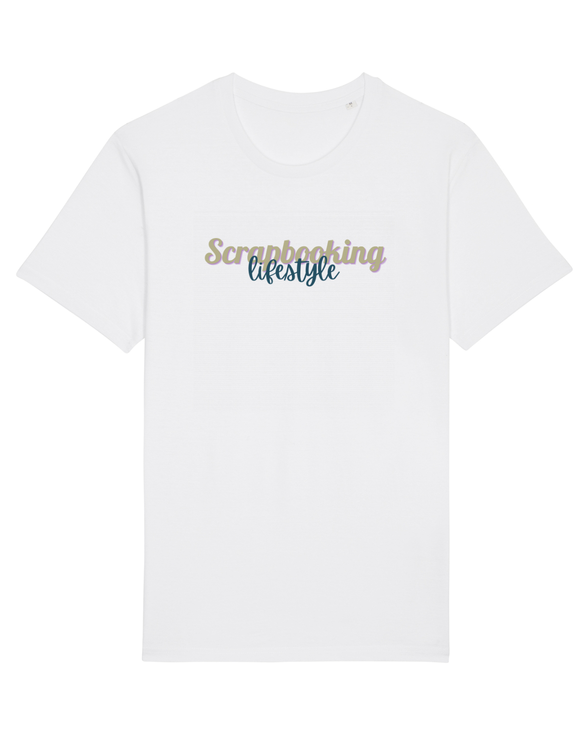 Tricou mânecă scurtă Unisex Rocker White