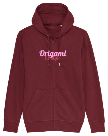 Origami lifestyle Burgundy