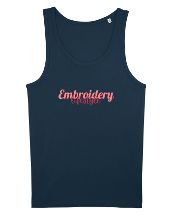 Embroidery lifestyle Navy