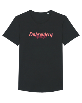 Embroidery lifestyle Black
