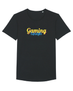 Gaming lifestyle Tricou mânecă scurtă guler larg Bărbat Skater