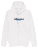 Calligraphy lifestyle Hanorac cu fermoar Unisex Connector