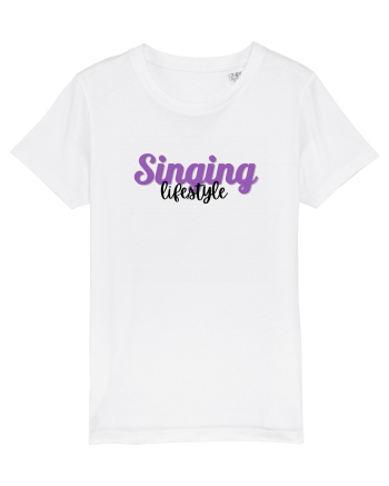 Singing lifestyle White