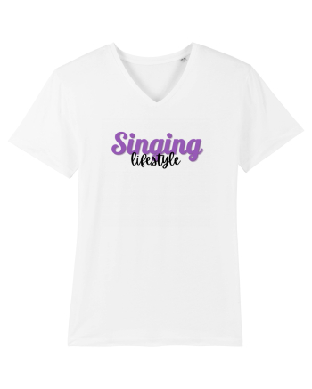 Singing lifestyle White