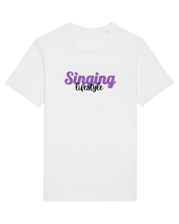 Singing lifestyle White