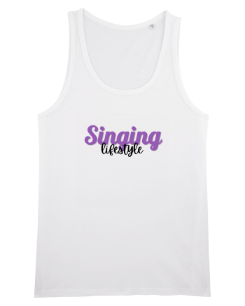 Singing lifestyle White