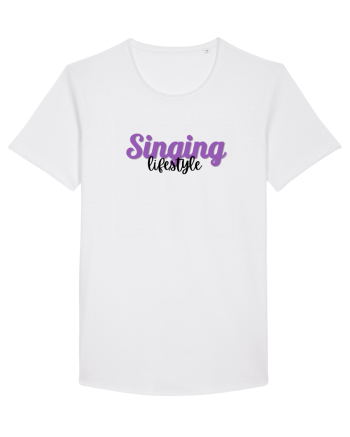Singing lifestyle White