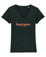 Board game lifestyle Tricou mânecă scurtă guler V Damă Evoker