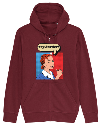Retro Comic Book  Burgundy