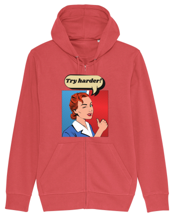 Retro Comic Book  Carmine Red