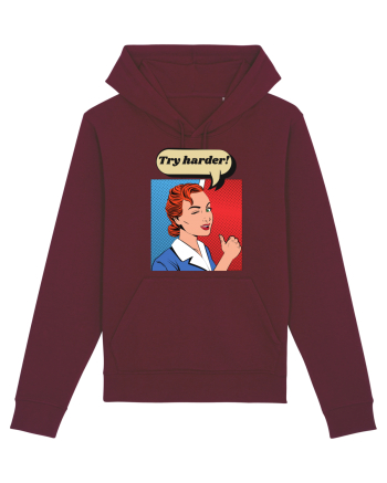 Retro Comic Book  Burgundy