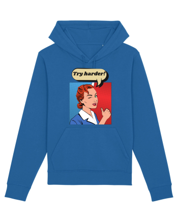Retro Comic Book  Royal Blue