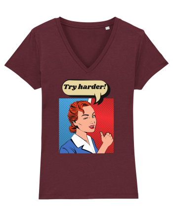 Retro Comic Book  Burgundy