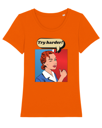 Retro Comic Book  Bright Orange