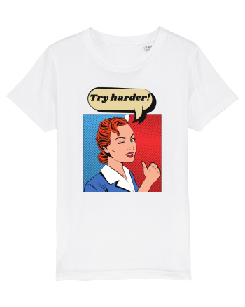 Retro Comic Book  White
