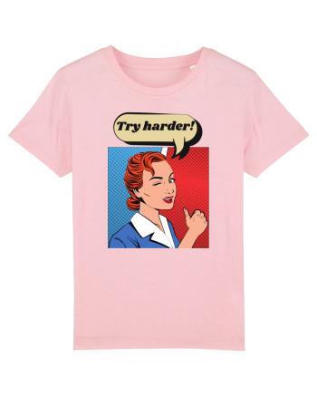 Retro Comic Book  Cotton Pink