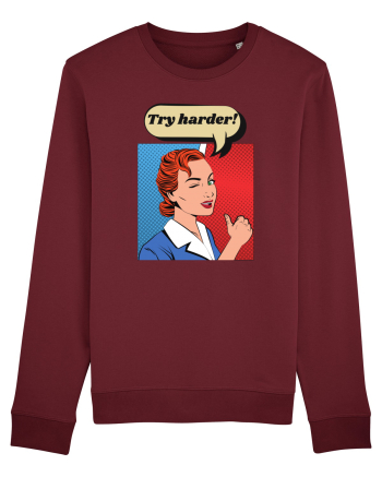 Retro Comic Book  Burgundy