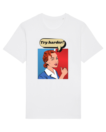 Retro Comic Book  White