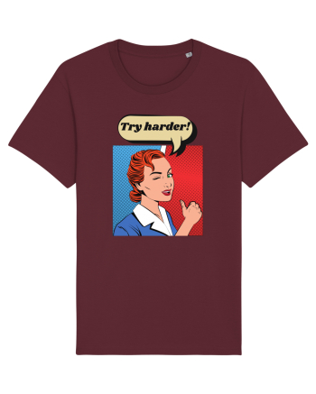 Retro Comic Book  Burgundy