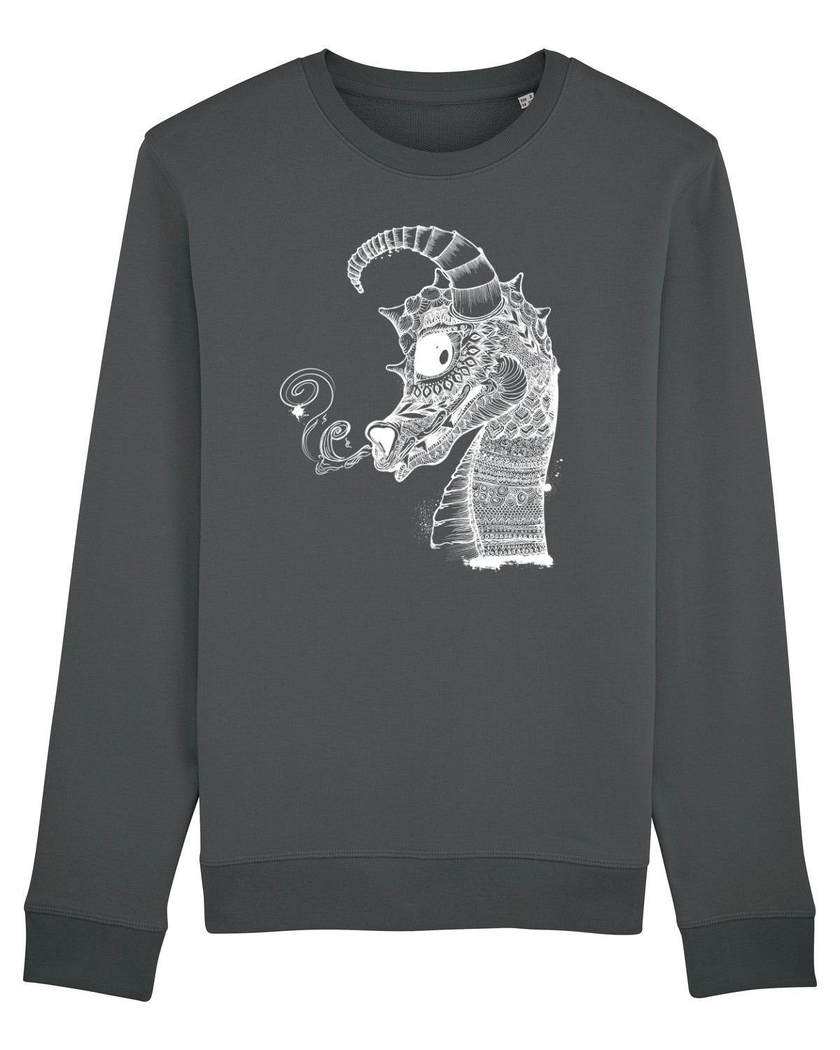 Bluză mânecă lungă Unisex Rise Anthracite