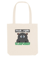 Amuzant Pentru Vegani  Sacoșă textilă