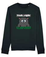 Amuzant Pentru Vegani  Bluză mânecă lungă Unisex Rise