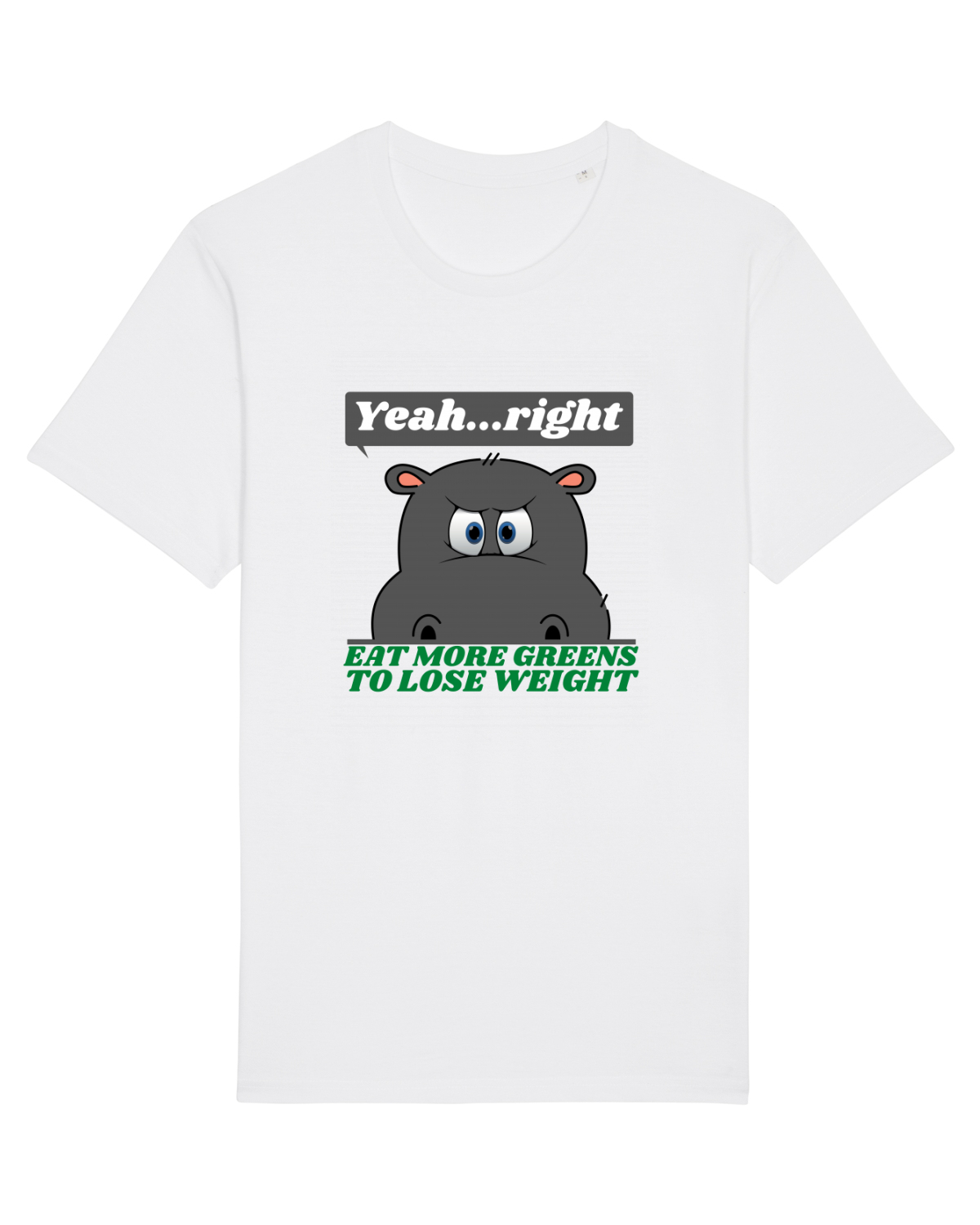 Tricou mânecă scurtă Unisex Rocker White