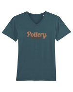 Pottery lifestyle Tricou mânecă scurtă guler V Bărbat Presenter