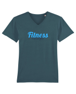 Fitness lifestyle Tricou mânecă scurtă guler V Bărbat Presenter