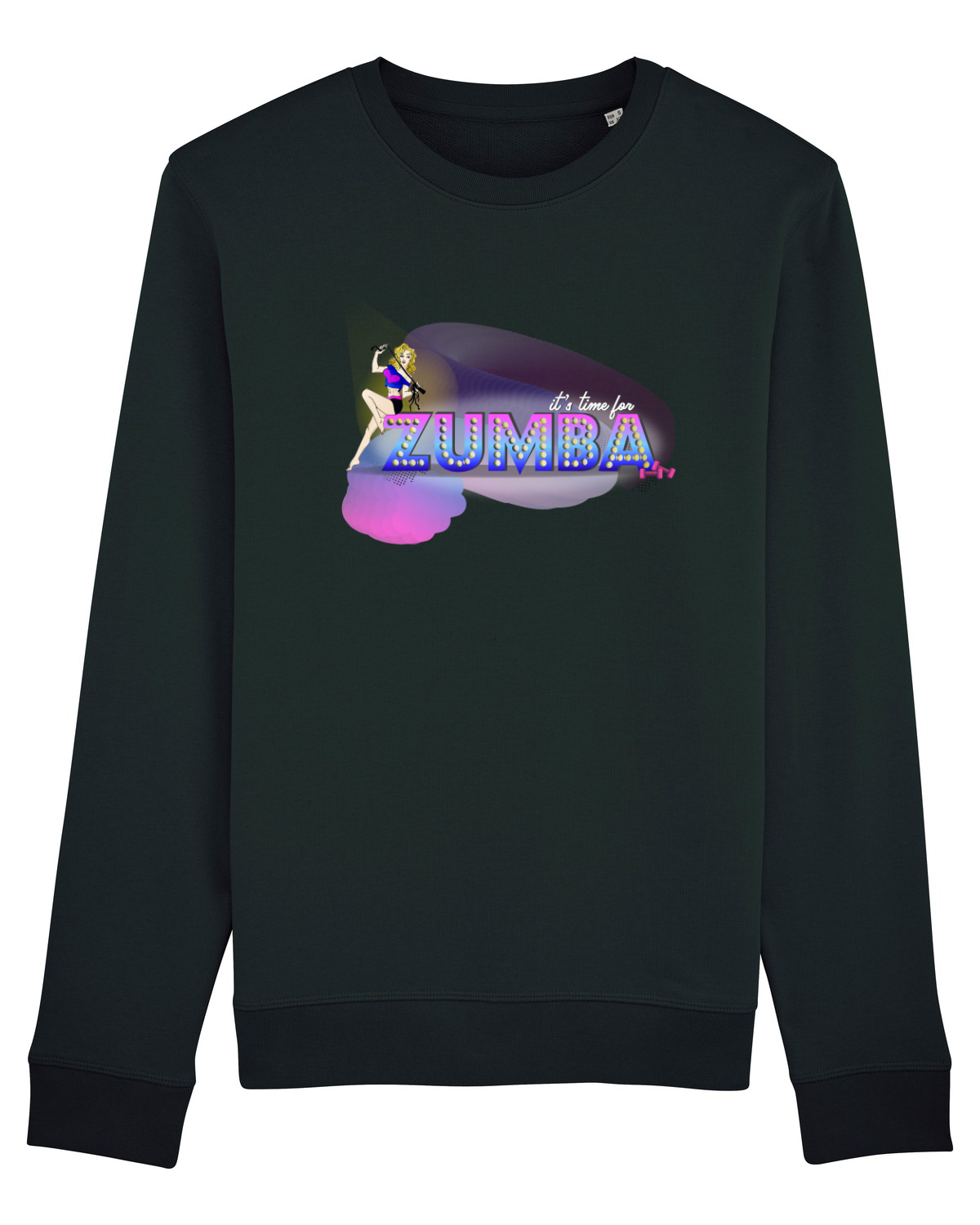 Bluză mânecă lungă Unisex Rise Black
