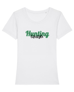 Hunting lifestyle Tricou mânecă scurtă guler larg fitted Damă Expresser