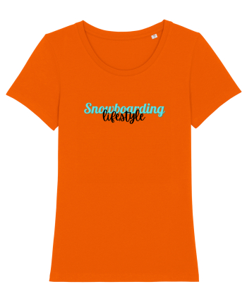 Snowboarding lifestyle Bright Orange