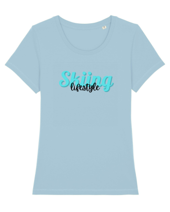 Skiing lifestyle Sky Blue