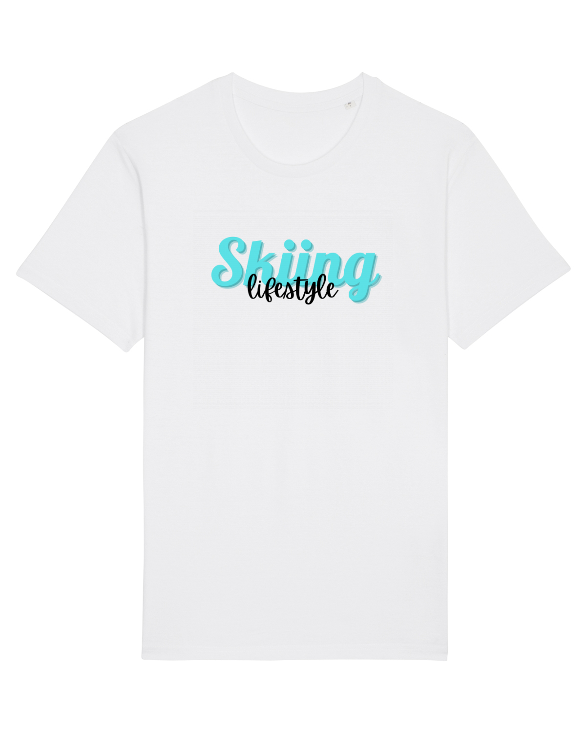 Tricou mânecă scurtă Unisex Rocker White