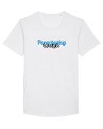 Parachuting lifestyle Tricou mânecă scurtă guler larg Bărbat Skater