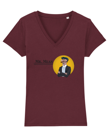 Mr. Mean portrait Burgundy