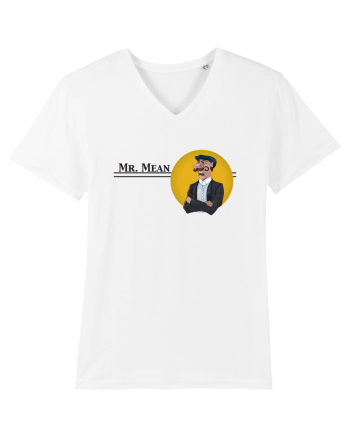 Mr. Mean portrait White