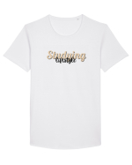 Studying lifestyle Tricou mânecă scurtă guler larg Bărbat Skater