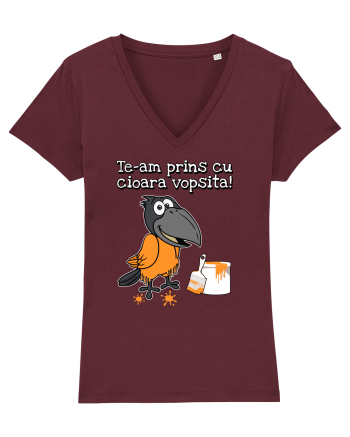 Te-am prins cu cioara vopsita! Burgundy