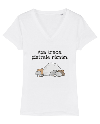 Apa trece pietrele raman. White